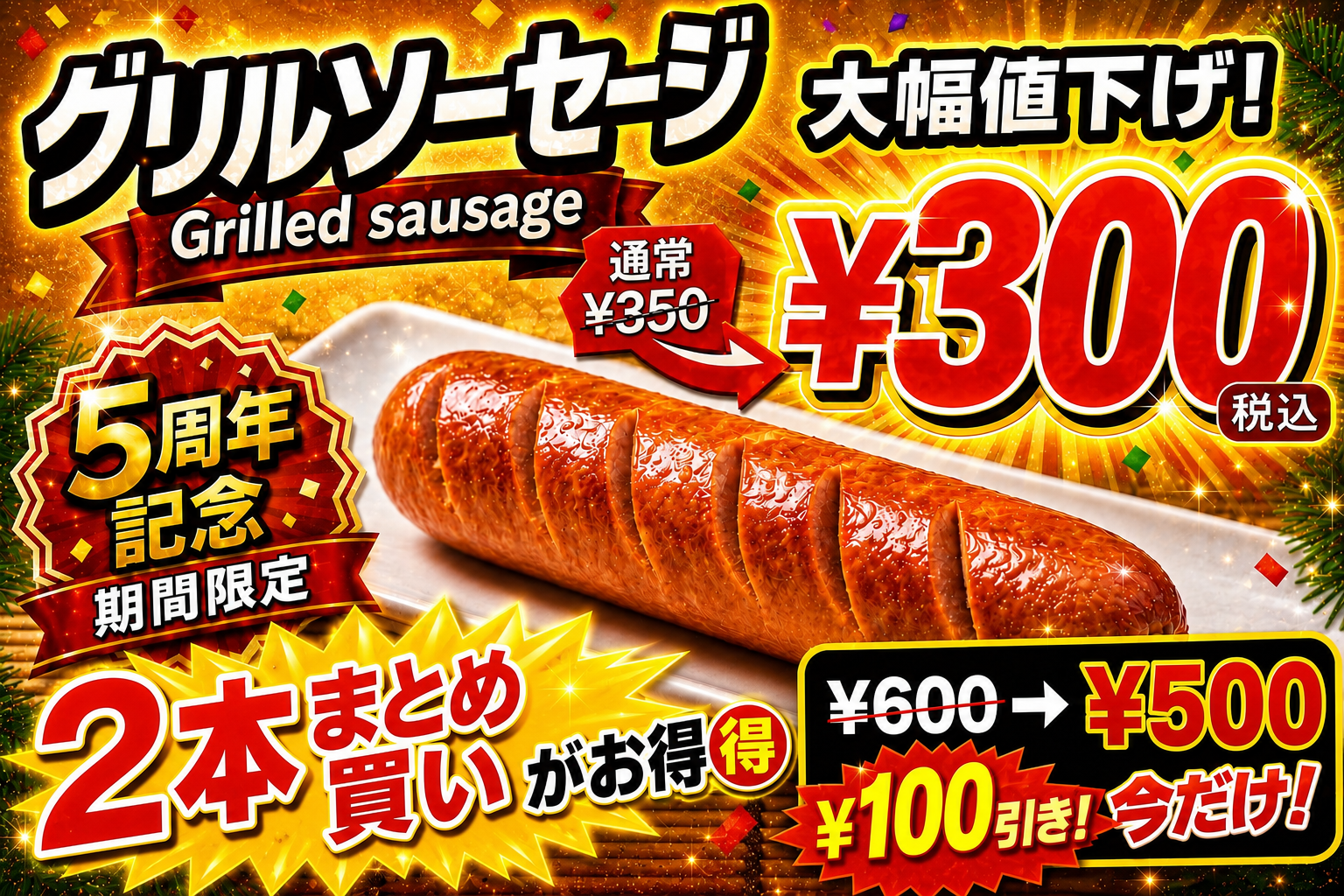 グリルソーセージ