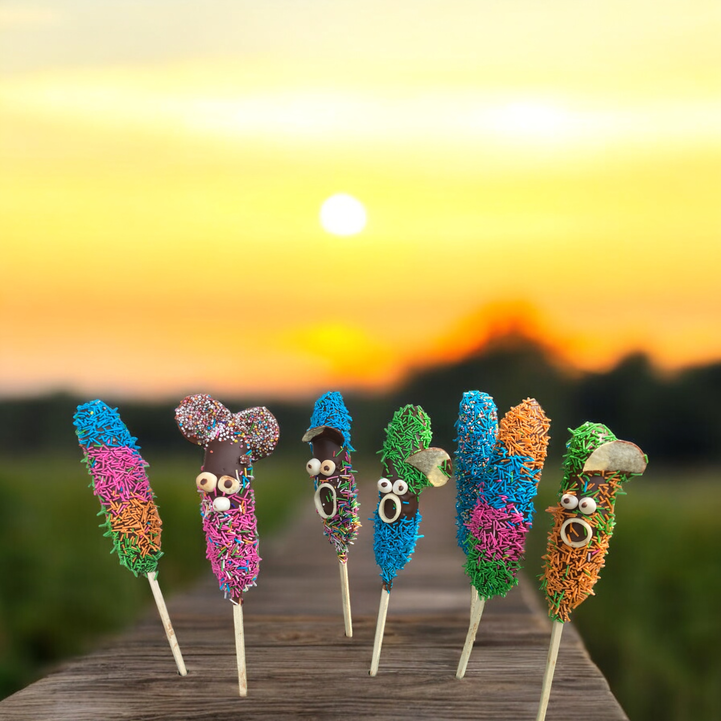 キャラクターチョコバナナ