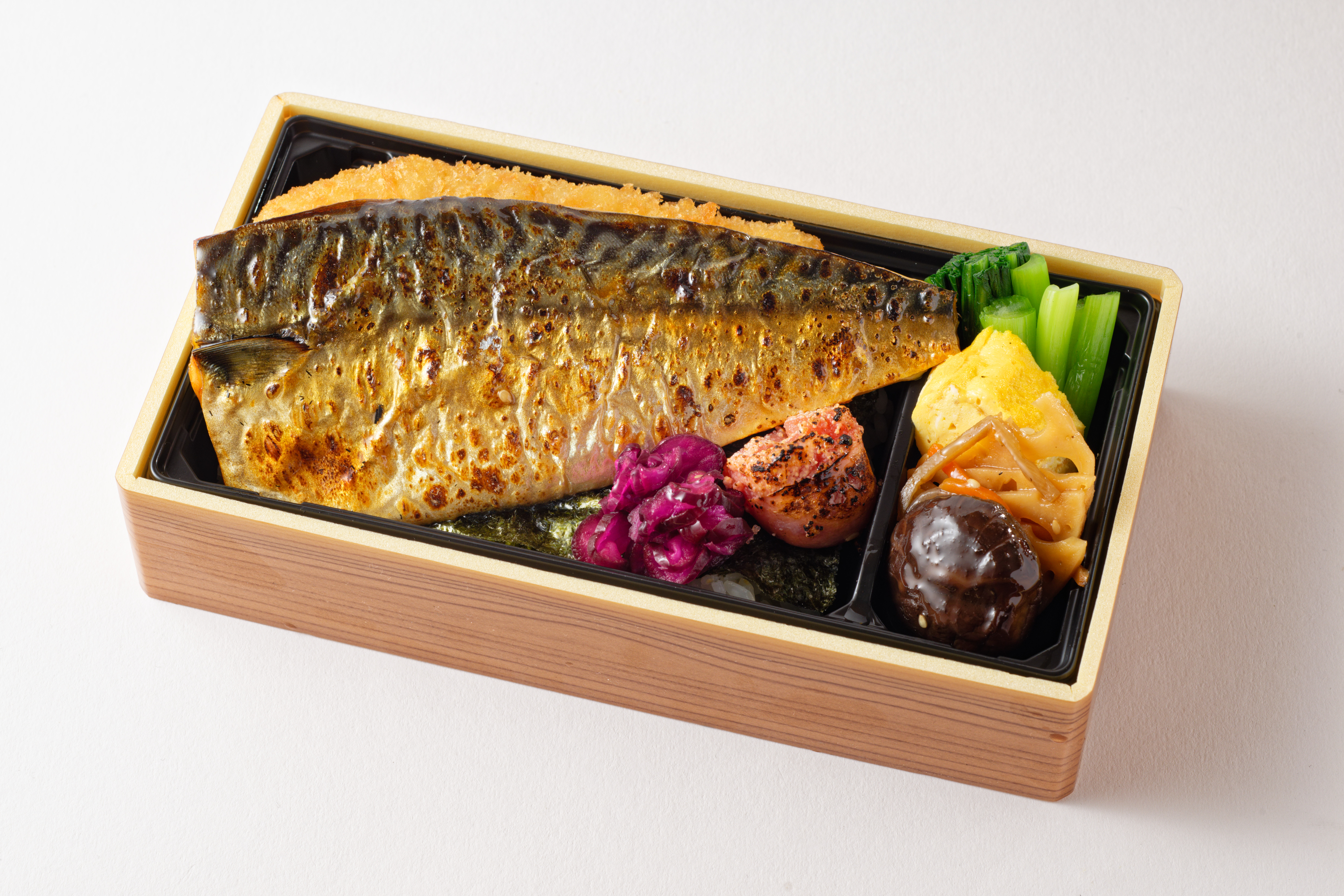 漆の鯖海苔弁当