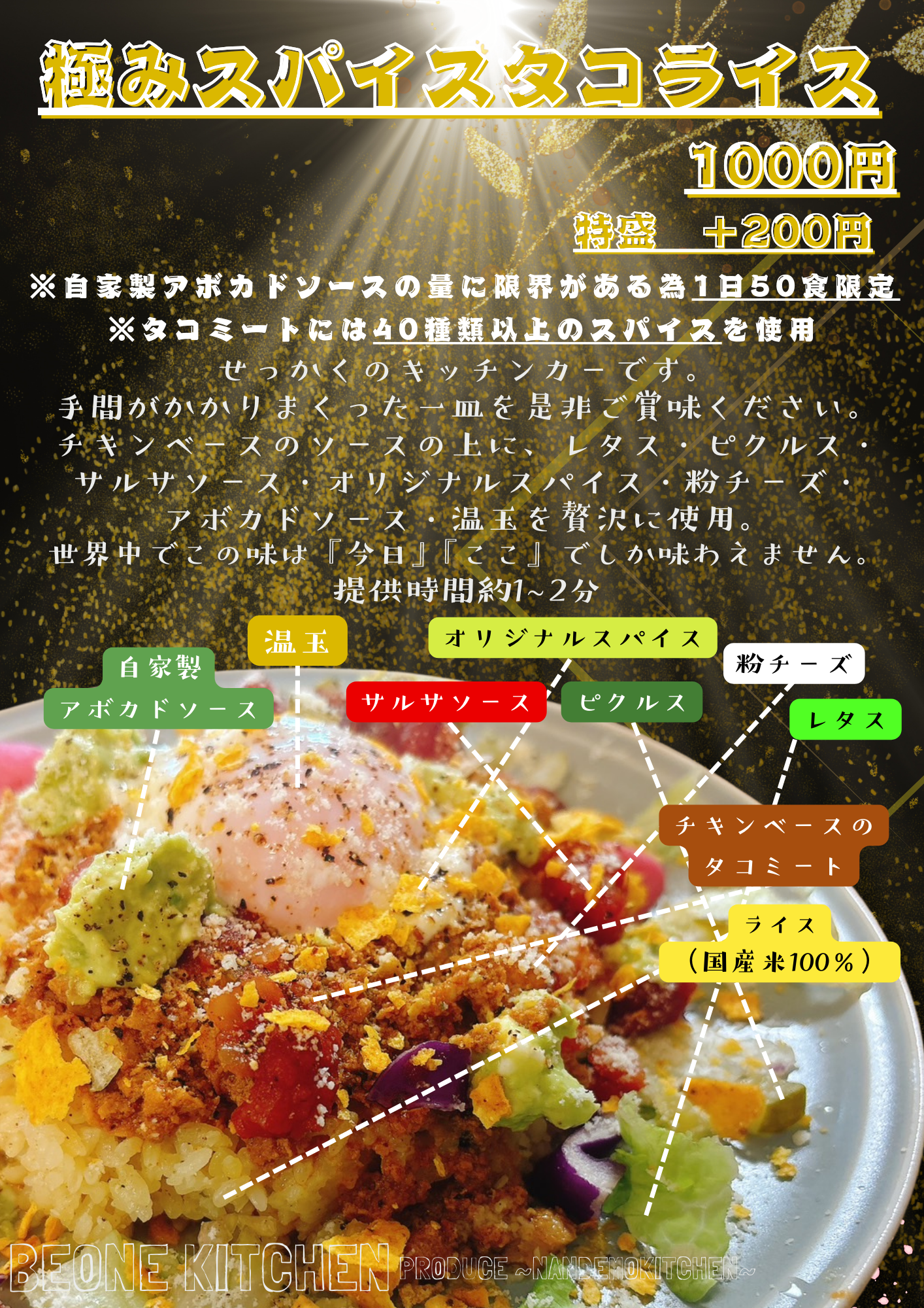 極みスパイスタコライス