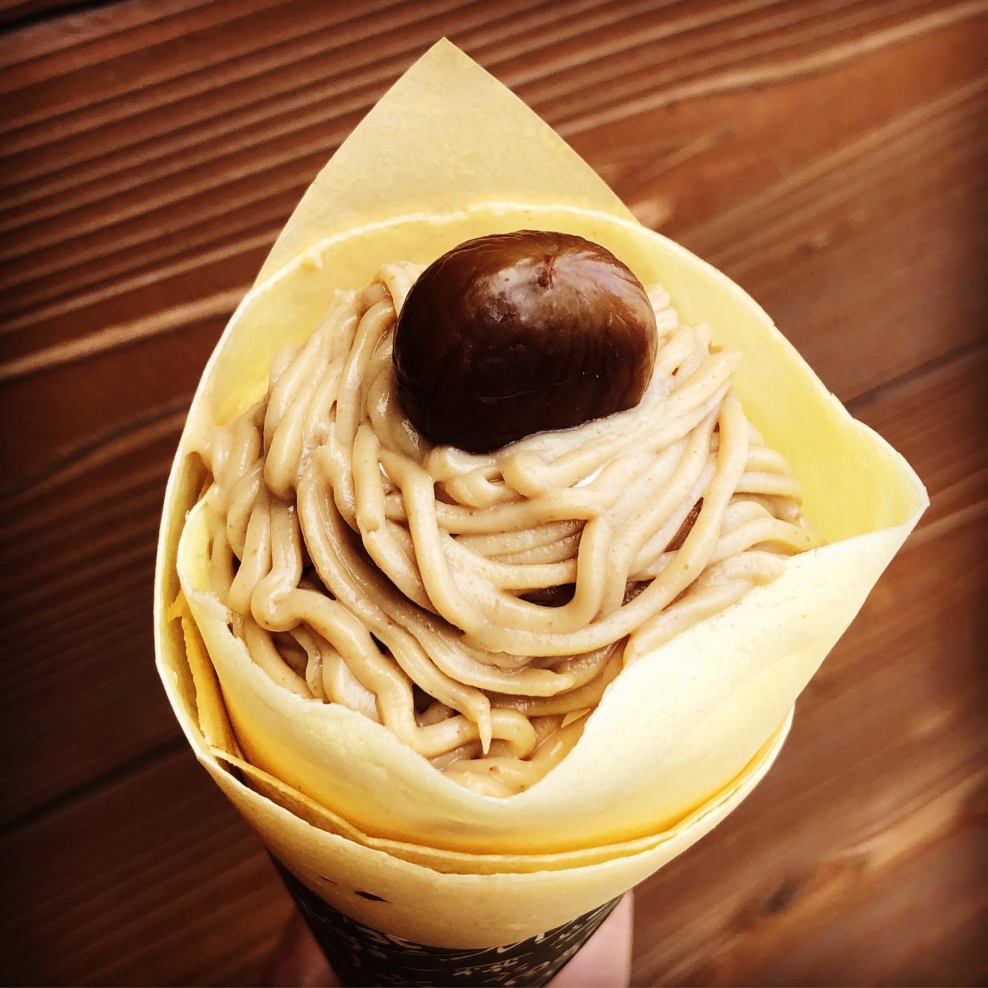 限定モンブランクレープ