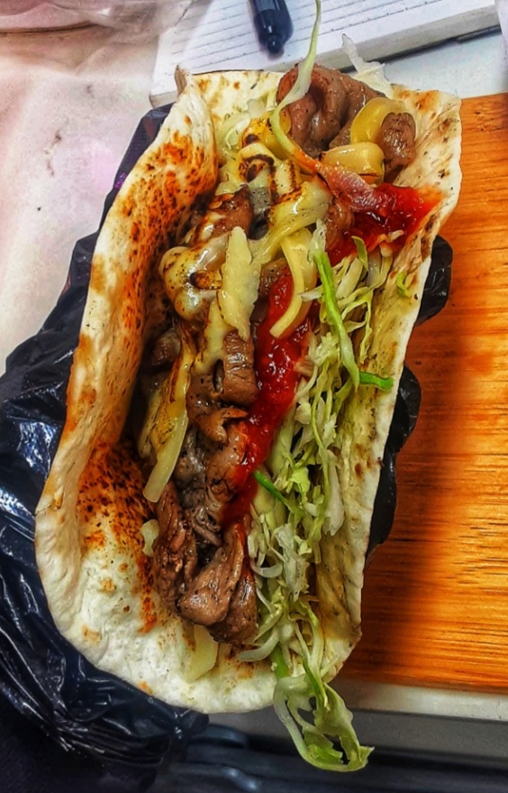 炭火焼肉入りトルティーヤ
