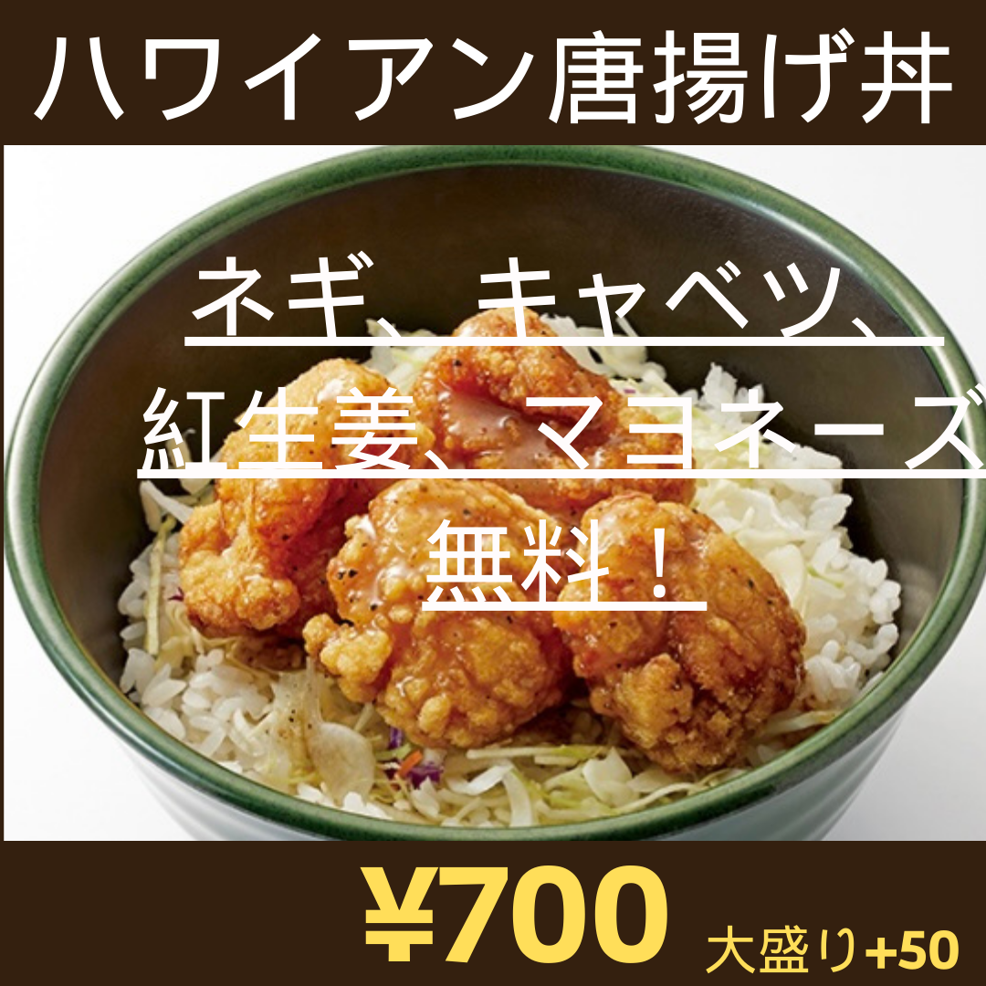 唐揚げ丼